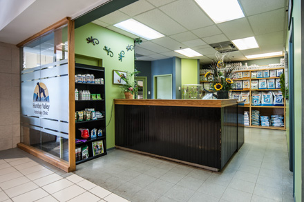 Reception, Humber Valley Vet, Corner Brook