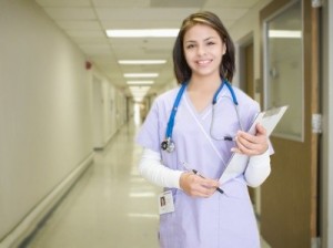 Nurse In Hallway