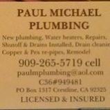 Paul Michael Plumbing & Construction